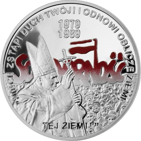 10 zł / 2009 r. - Jan Paweł II / Solidarność