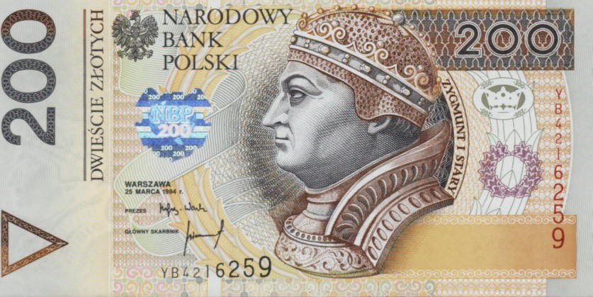 POLSKA Banknot 200 zł / 1994 r. YB