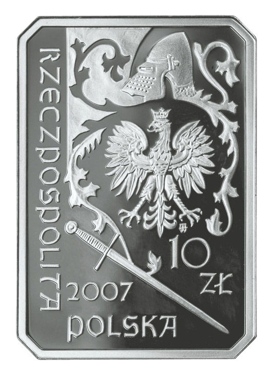 10 zł / 2007 r. - Rycerz Ciężkozbrojny XV wiek