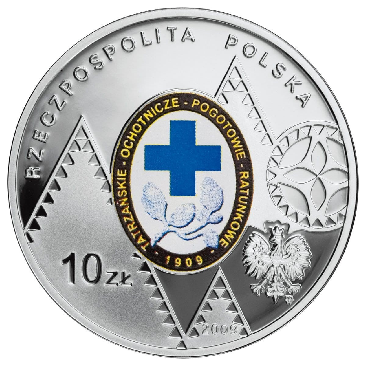 10 zł / 2009 r. - 100. rocznica powstania TOPR