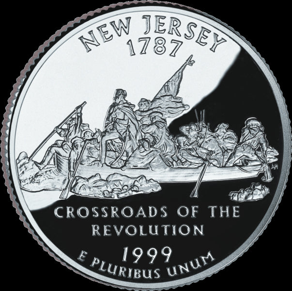 USA: 25 Centów / 1999 r. - New Jersey (nr 3)