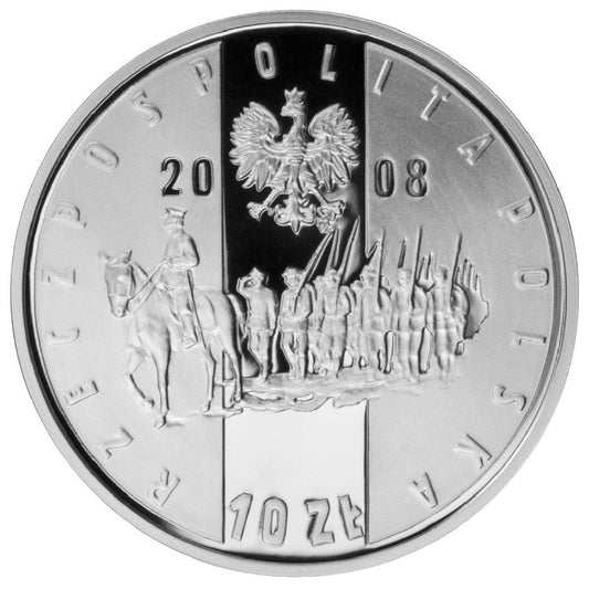 10 zł / 2008 r. - 90. rocznica Powstania Wielkopolskiego / I. J. Paderewski