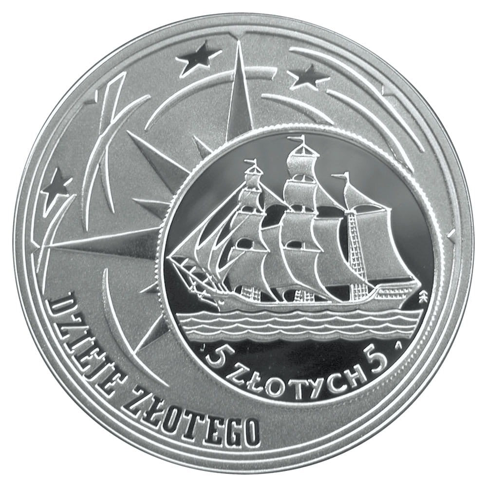 10 zł / 2005 r. - Dzieje złotego: Żaglowiec