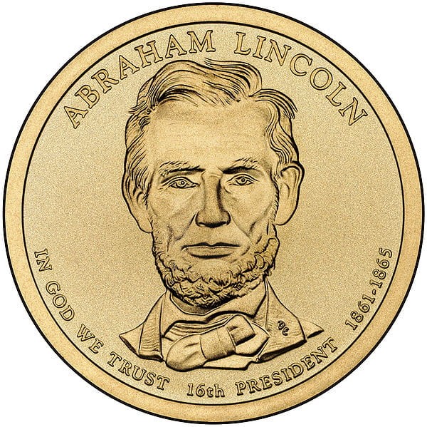 Prezydenci USA - 1$ / 2010 r. - Abraham Lincoln (nr 16)