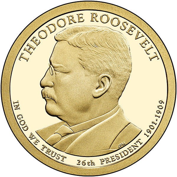 Prezydenci USA - 1$ / 2013 r. - Theodore Roosevelt (nr 26)
