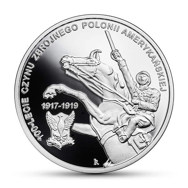 10 zł / 2018 r. - 100-lecie czynu zbrojnego Polonii amerykańskiej
