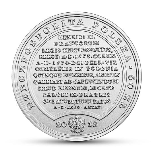 50 zł / 2018 r. - Henryk Walezy