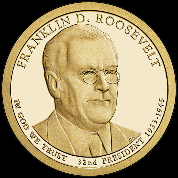 Prezydenci USA - 1$ / 2014 r. - Franklin D. Roosevelt (nr 32)