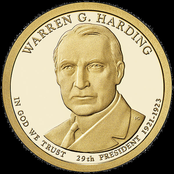 Prezydenci USA - 1$ / 2014 r. - Warren G. Harding (nr 29)