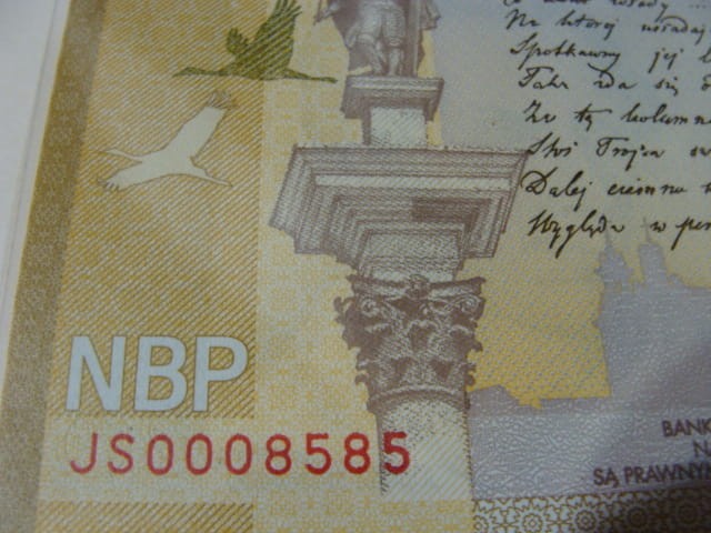 Ciekawy nr serii 20 zł / 2009 r. - Juliusz Słowacki - 0008585