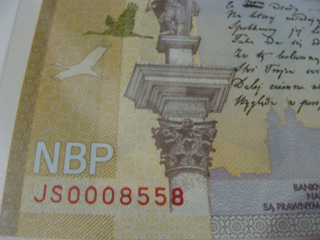 Ciekawy nr serii 20 zł / 2009 r. - Juliusz Słowacki - 0008558