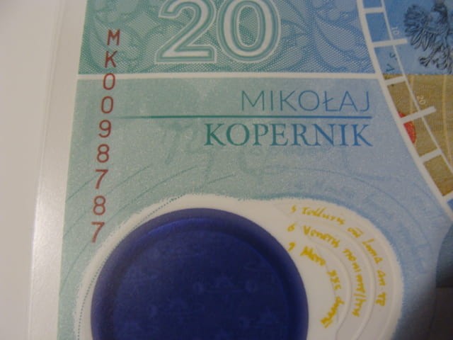 Ciekawy nr serii 20 zł / 2023 r. - Mikołaj Kopernik - 0098787