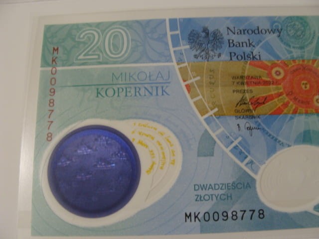 Ciekawy nr serii 20 zł / 2023 r. - Mikołaj Kopernik - 0098778