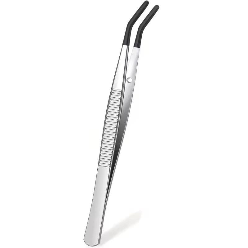 Łamana pęseta do znaczków, banknotów - 156 mm