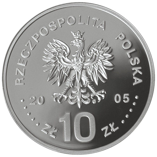 10 zł / 2005 r. - Stanisław August Poniatowski - popiersie