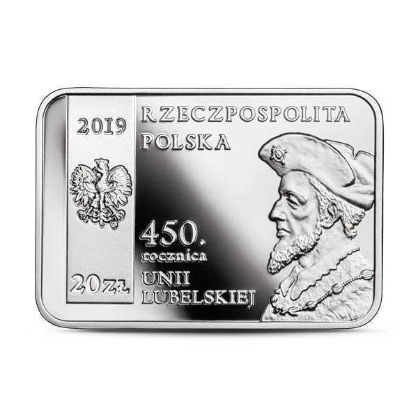 20 zł / 2019 r. - 450. rocznica unii lubelskiej