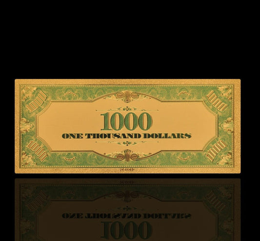 USA: Banknot złocony 1.000$ - TYSIĄC dolarów /1928