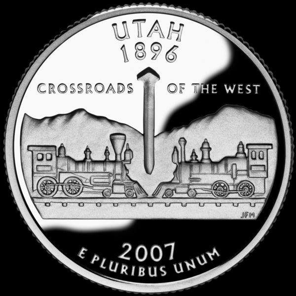 USA: 25 Centów / 2007 r. - Utah (nr 45)