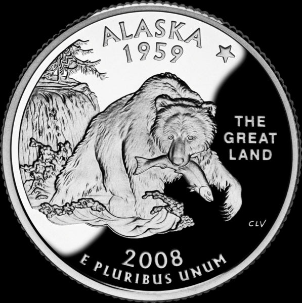 USA: 25 Centów / 2008 r. - Alaska (nr 49)