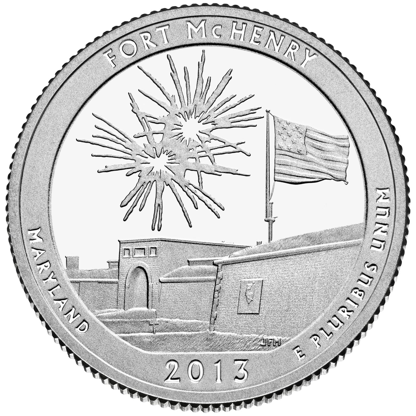 USA: 25 Centów / 2013 r. - Fort McHenry (nr 19)