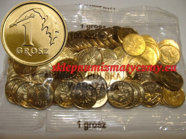 Woreczek - 100 sztuk: 1 grosz / 2012 r.
