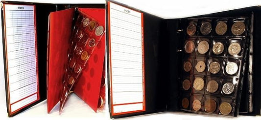 Uniwersalny klaser / album z futerałem na monety