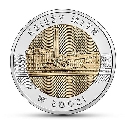 POLSKA 5 zł / 2016 r. - Księży Młyn w Łodzi
