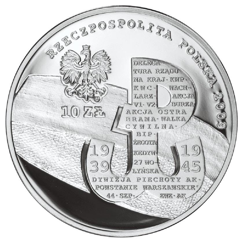 10 zł / 2009 r. - Polskie Państwo Podziemne