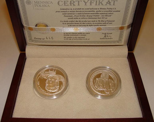 Zestaw: JAN OLBRACHT   - srebro