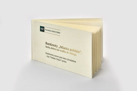 Zestaw 9 banknotów: "Miasta Polskie" - w albumie