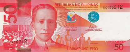FILIPINY Banknot 50 Piso / 2015 r.