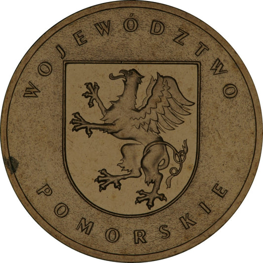 2 zł / 2004 r. - Herby Województw: Pomorskie