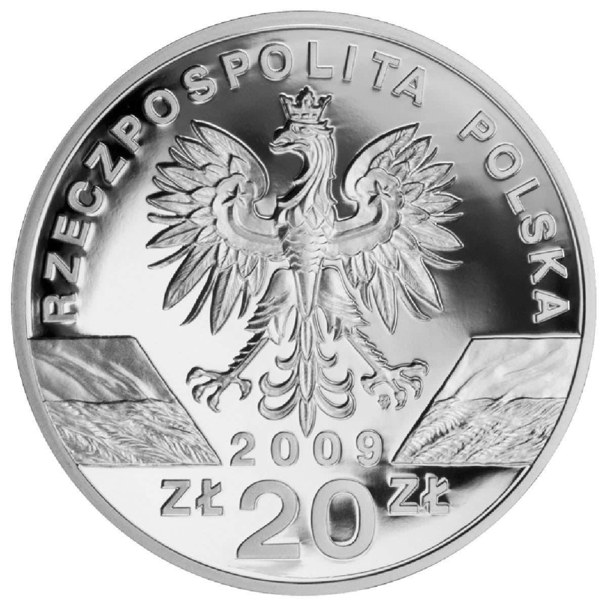 20 zł / 2009 r. - Jaszczurka zielona