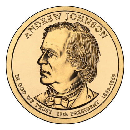 Prezydenci USA - 1$ / 2011 r. - 	Andrew Johnson  (nr 17)