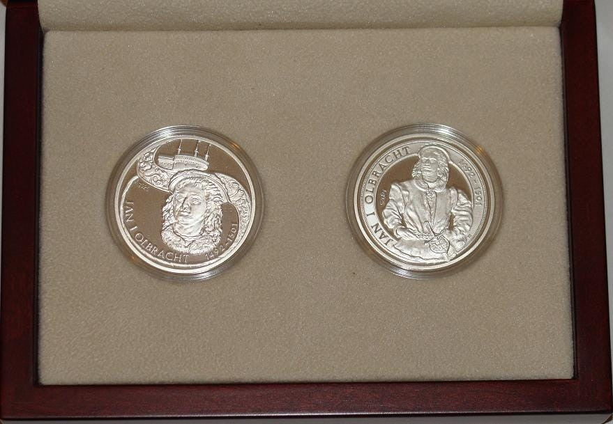 Zestaw: JAN OLBRACHT   - srebro