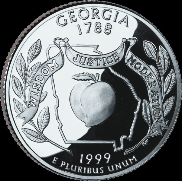 USA:  25 Centów / 1999 r. - Georgia (nr 4)