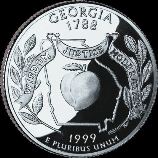 USA:  25 Centów / 1999 r. - Georgia (nr 4)