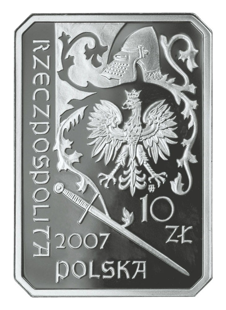 10 zł / 2007 r. -  Rycerz Ciężkozbrojny XV wiek
