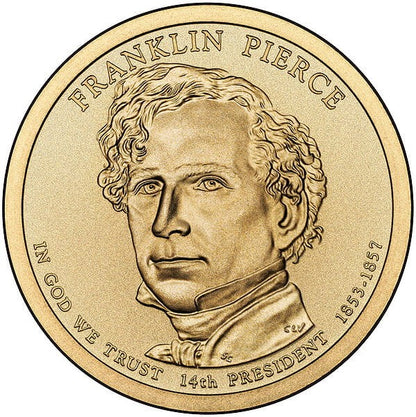 Prezydenci USA - 1$ / 2010 r. - 	Franklin Pierce  (nr 14)