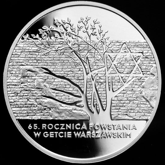 20 zł / 2008 r. - 65. rocznica powstania w getcie warszawskim