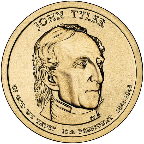Prezydenci USA - 1$ / 2009 r. - John Tyler  (nr 10)