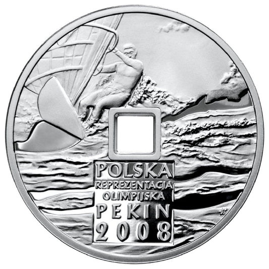 10 zł / 2008 r. -  Olimpiada – Pekin 2008 (z otworem)