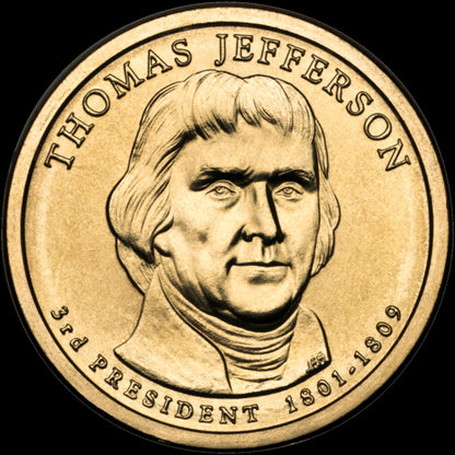 Prezydenci USA - 1$ / 2007 r. - Thomas Jefferson (nr 3)
