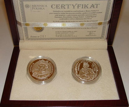 Zestaw: LUDWIK WĘGIERSKI  - srebro