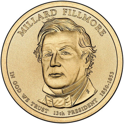 Prezydenci USA - 1$ / 2010 r. - 	Millard Fillmore  (nr 13)