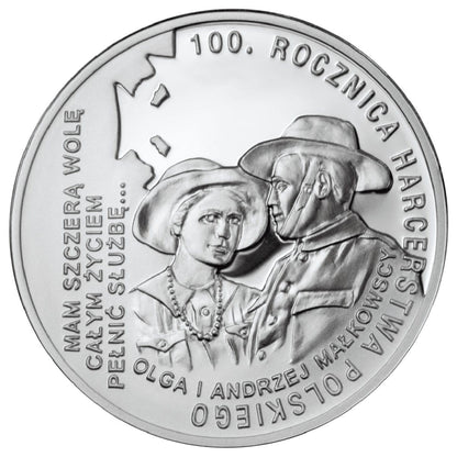 10 zł / 2010 r. - 100. rocznica Harcerstwa Polskiego