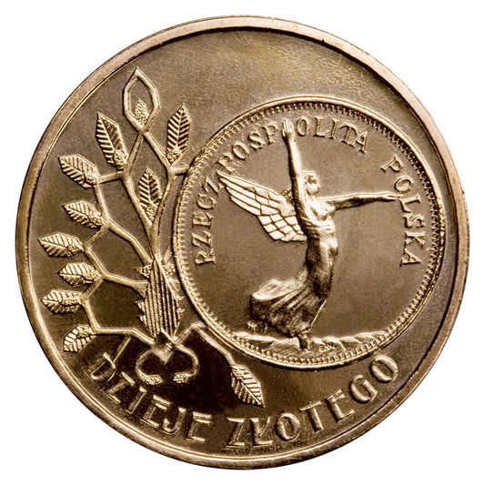 2 zł / 2007 r. - Dzieje Złotego: 5 zł Nike z 1928 r.