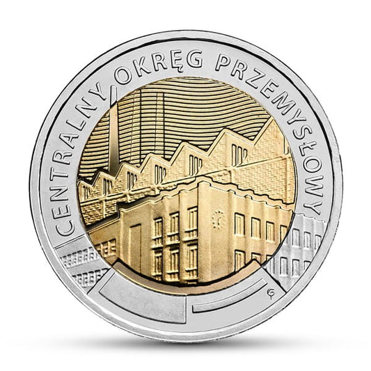 POLSKA 5 zł / 2017 r. - Centralny Okręg Przemysłowy