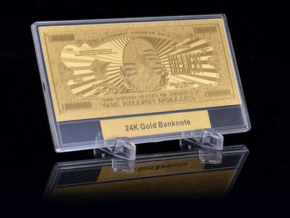 USA: Banknot złocony 1.000.000.000$ - MILIARD dolarów