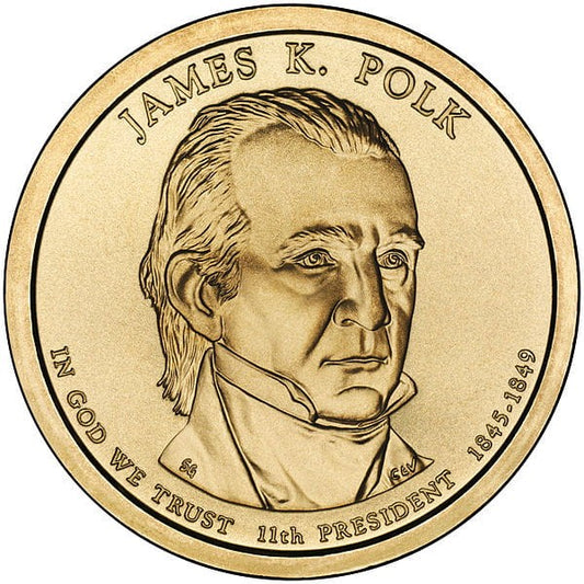 Prezydenci USA - 1$ / 2009 r. - James K. Polk  (nr 11)